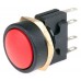 Push Button Switch, SPDT-NO/NC, Panel Mount, Momentary