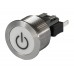 Push Button Switch, IP69K, 22mm, SPDT, Panel Mount, Momentary , Illuminated, LED Red, Power