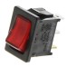 Illuminated Red SPST Rocker Switch, On-Off, 10 A@ 125 V ac +85°C -20°C 19.2mm 13mm