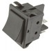 Black DPST Rocker Switch, On-Off, 16 A @ 250 V ac +65°C -20°C 30.2mm 22mm