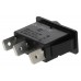 Illuminated Green SPST Rocker Switch, On-Off, 16 A@ 250 V ac 30mm 11mm