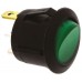 Illuminated Green SPST Rocker Switch, On-Off, 6 A@ 250 V ac +125°C -25°C 19.4mm