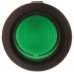 Illuminated Green SPST Rocker Switch, On-Off, 6 A@ 250 V ac +125°C -25°C 19.4mm