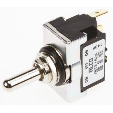 Toggle Switch IP67 SPDT On-Off-On, 20 A, Panel Mount