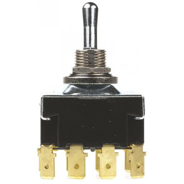 Toggle Switch IP67 4PST On-Off, 20 A