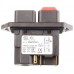 Push Button Switch, DPST, Flange, On-Off