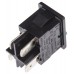 Illuminated DPST Rocker Switch, On-Off, 15 A@ 250 V ac 19.4mm 12.9mm