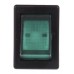 Illuminated DPST Rocker Switch, On-Off, 15 A@ 250 V ac 19.4mm 12.9mm