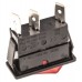 Illuminated Red SPST Rocker Switch, On-Off, 16 A@ 250 V ac 30mm 11mm