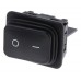 IP65 Black DPST Rocker Switch, On-Off, 20 A @ 250 V ac +55°C -30°C 30.2mm 22mm