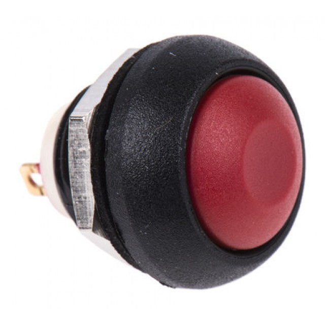 Push Button Switch, IP67, SPST-NO, Momentary