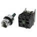 2 positions 90° Rotary Switch, 600 V ac/dc, 0.55 (dc) A, 6 (ac) A, Handle, Stay Put