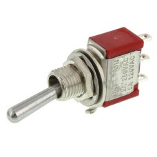 Toggle Switch SPDT On-On, 5 A@ 125 V ac, 5 A@ 28 V dc, Panel Mount