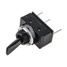 Toggle Switch IP40 SPDT On-On, 20 A@ 250 V ac, Panel Mount