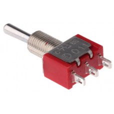 Toggle Switch SPDT (On)-Off-(On), 5 A, Panel Mount