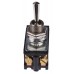 Toggle Switch DPST On-Off, 10 A@ 125 V ac/dc, Panel Mount