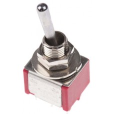 Toggle Switch DPDT On-On, 5 A, Panel Mount