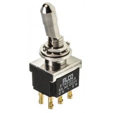 Toggle Switch DPDT On-On, 6 A@ 250 V ac, Panel Mount