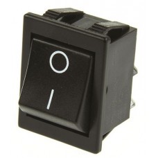 DPST Rocker Switch, On-Off, 16 A@ 250 V ac 30mm 22mm