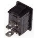 Black SPST Rocker Switch, On-Off, 10 A @ 250 V ac +65°C -20°C