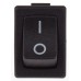 Black SPST Rocker Switch, On-Off, 10 A @ 250 V ac +65°C -20°C