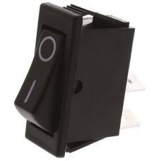 SPST Rocker Switch, On-Off, 16 A@ 250 V ac 30mm 11mm