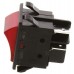 Illuminated Red DPST Rocker Switch, On-Off, 16 A @ 250 V ac +65°C -20°C 30.2mm 22mm