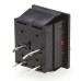 Illuminated Red DPST Rocker Switch, On-Off, 16 A@ 250 V ac 27.2mm 22.2mm