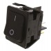 IP44 Black DPST Rocker Switch, On-Off, 16 A@ 250 V ac 30mm 22.1mm