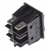 Black DPDT Rocker Switch, (On)-Off-(On), 16 A @ 250 V ac +65°C -20°C 30.2mm 22mm