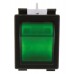 Illuminated Green DPST Rocker Switch, On-Off, 16 A @ 250 V ac +65°C -20°C 30.2mm 22mm