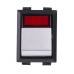 Illuminated Red DPST Rocker Switch, 16 A@ 250 V ac +85°C 34.55mm 23.55mm