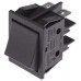 Black DPDT Rocker Switch, On-Off-On, 16 A @ 250 V ac +65°C -20°C 30.2mm 22mm