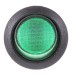 Illuminated Green SPST Rocker Switch, On-Off, 10 A@ 24 V dc +125°C -25°C 19.4mm