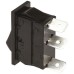 Black SPDT Rocker Switch, On-Off-On, 16 A@ 250 V ac 27.2mm 12.2mm