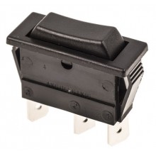 Black SPDT Rocker Switch, On-Off-On, 16 A@ 250 V ac 30mm 11mm