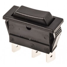 Black SPDT Rocker Switch, On-Off-On, 16 A@ 250 V ac 30mm 11mm