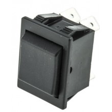 Black DPDT Rocker Switch, (On)-Off-(On), 16 A@ 250 V ac 30mm 22mm