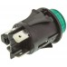 Push Button Switch, DP, Panel Mount, Latching , Illuminated, LED Green