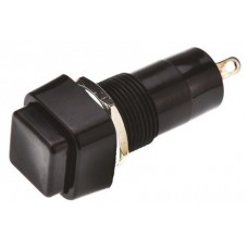 Push Button Switch, 12mm, SPST, Panel Mount, Momentary