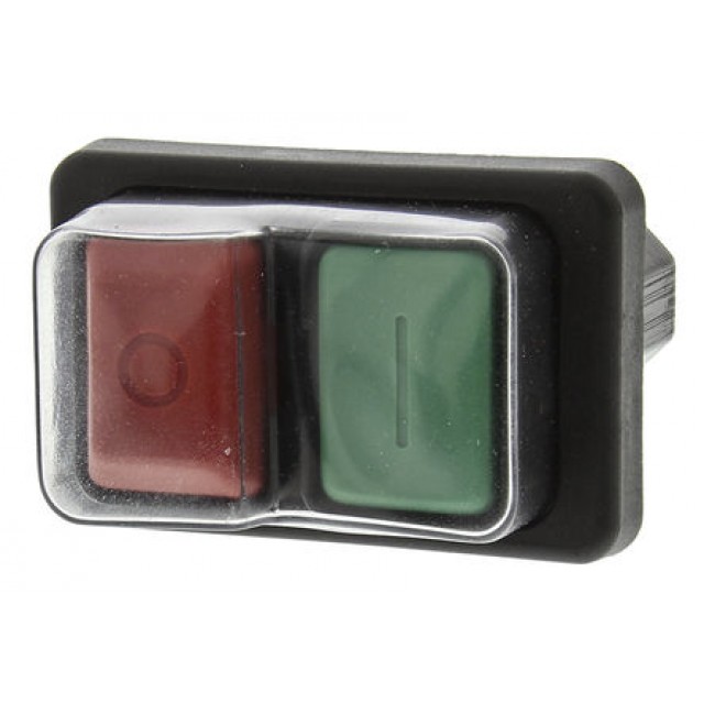 Push Button Switch, IP65, 21.7 x 45.2mm, DP, Panel Mount, On-Off