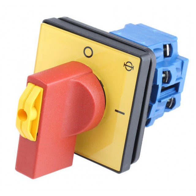 4 Pole Front Panel Mount Non-Fused Switch Disconnector, 20 A, 5.5 kW, IP65