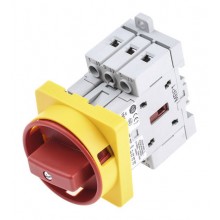 3 Pole Base, DIN Rail Mount Non-Fused Switch Disconnector, 16 A, 7.5 hp, 7.5 kW, IP66